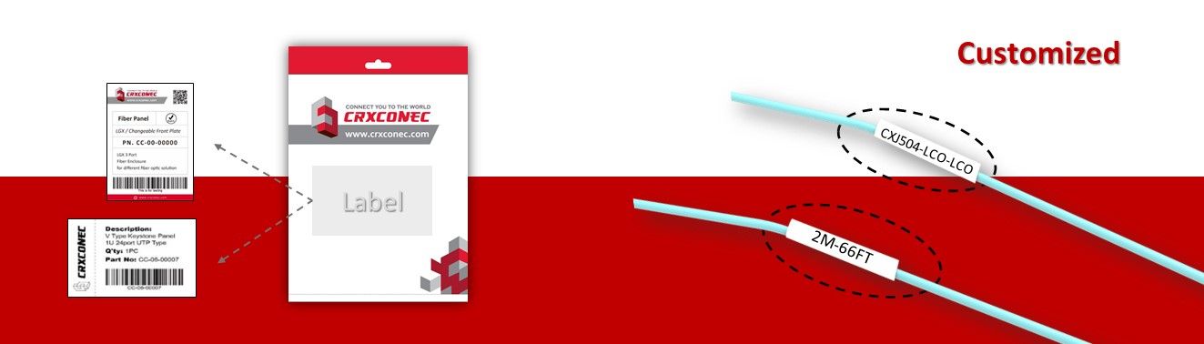 Aangepaste OM3 LC glasvezelpatchkabel